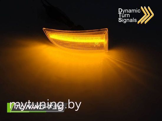 Повторители поворота IN THE MIRROR SMOKE LED SEQ для RENAULT SCENIC III / MEGANE III