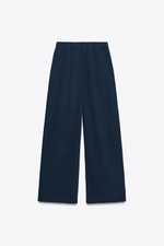 БАЗОВЫЕ ПРЯМЫЕ БРЮКИ ИЗ ФУТЕРА С РЕГУЛИРУЕМЫМИ МАНЖЕТАМИ — ZARA