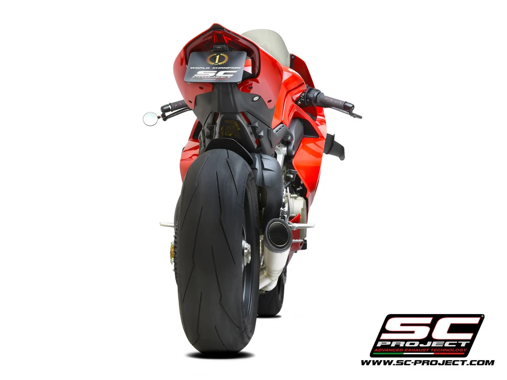 Выхлопная система SC-Project 2-1 Half-system titanium, S1 titanium