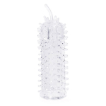 Закрытая рельефная насадка 12см с усиками Bior Toys Erowoman-Eroman Crystal Sleeve EE-10009