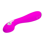 Лиловый вибратор с электростимуляцией 19,5см Pretty Love Hector BI-014765