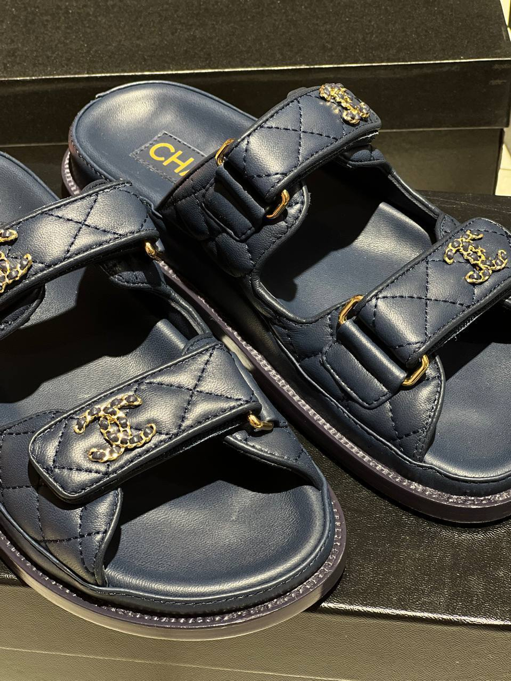 Шлепанцы CHANEL