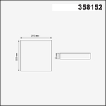 358152 SPOT NT19 563 белый Встраиваемый светильник IP20 LED 4000K 24W 85 - 265V MON