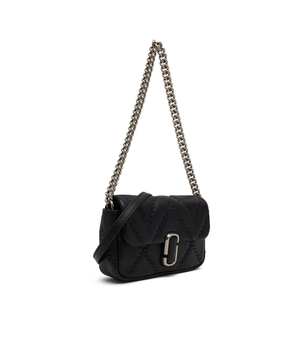 Кожаная сумка-мессенджер THE QUILTED LEATHER J MARC MINI Marc Jacobs - черный(2S3HSH016H03)