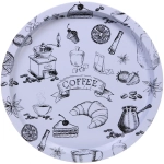 Поднос жестяной «Coffee» 32см