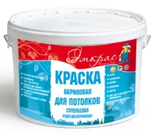 Краска для Потолков супербелая