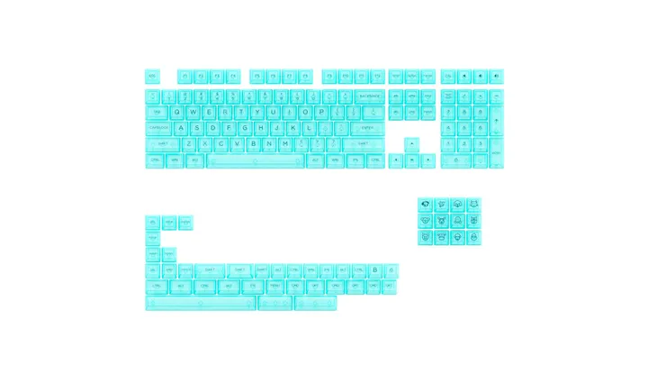 Набор клавиш Akko «Clear Mint»