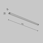Магнитный трековый светильник Maytoni Basis TR173-1-16WTW-B