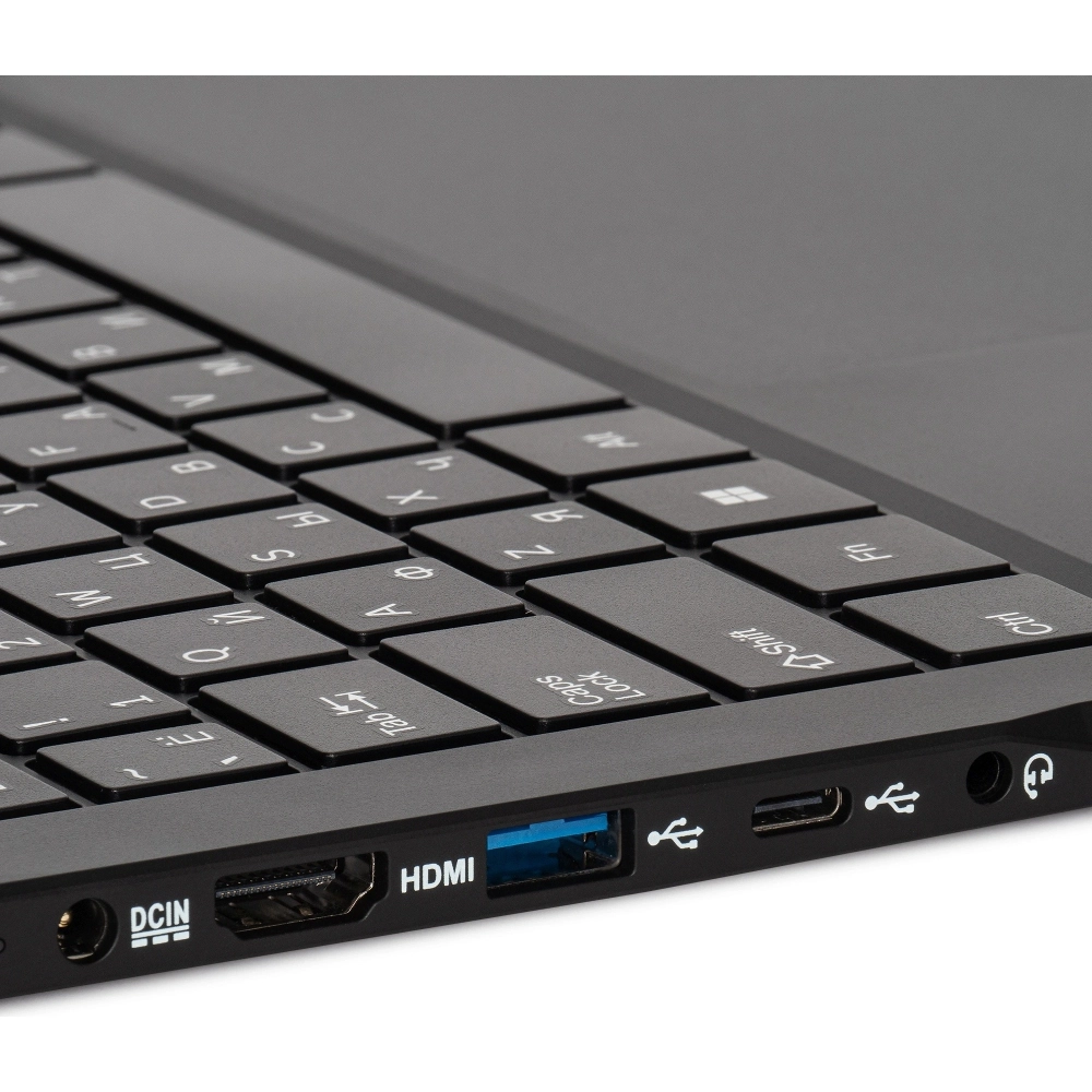 Ноутбук iRU Planio 15ING 15.6" IPS FHD Celeron N4500 16Gb SSD512Gb black (2140843)