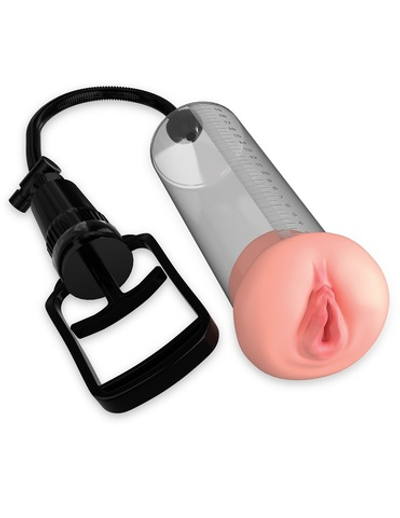 Вакуумная помпа PUMP WORX FANTA FLESH PUSSY PUMP (Цвет: прозрачный)