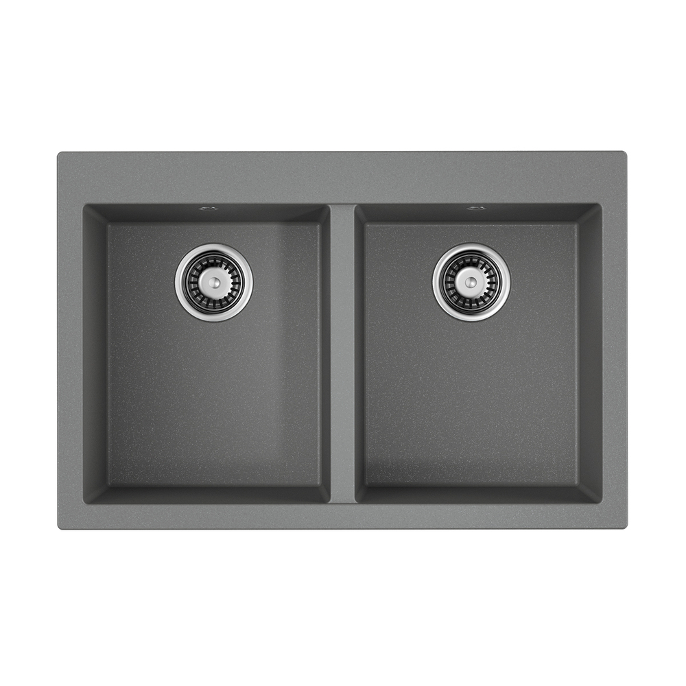 Мойка Omoikiri Bosen 80-2-GR Tetogranit | Leningrad grey