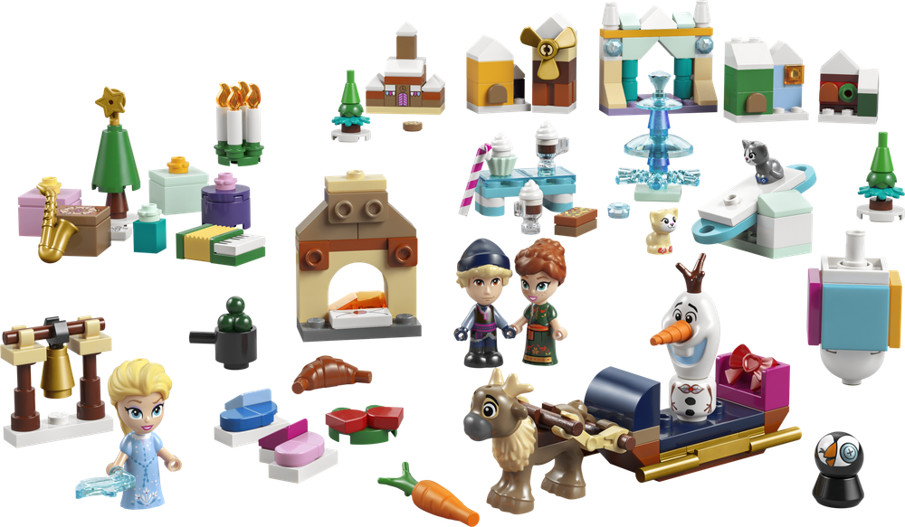 Конструктор Лего Дисней Календарь Адвент 2025 43273 | LEGO Disney Advent Calendar 2025 | праздничный набор 231 деталь 5+