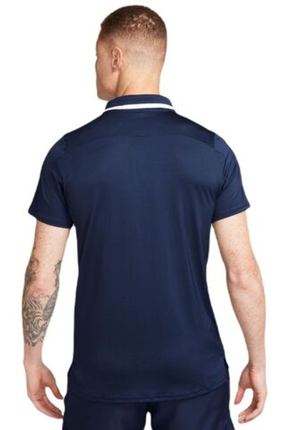 Мужское теннисное поло Nike Court Dri-Fit Advantage Polo - obsidian/whte/white