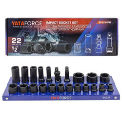 Головки 1/2'', набор 22пр. YATAFORCE