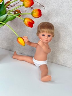 Кукла для девочки виниловая 34см Марио без одежды (022309W)