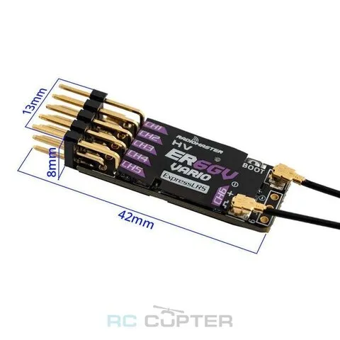 Приёмник RadioMaster ER6GV 2.4GHz ELRS PWM