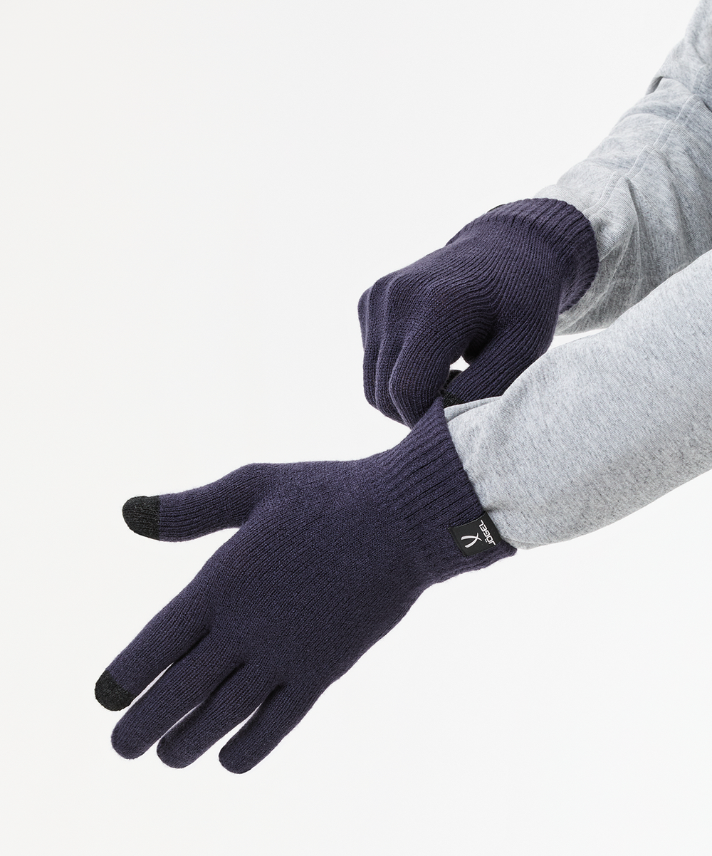 Перчатки JOGEL ESSENTIAL Team Knitted Gloves, темно-синий