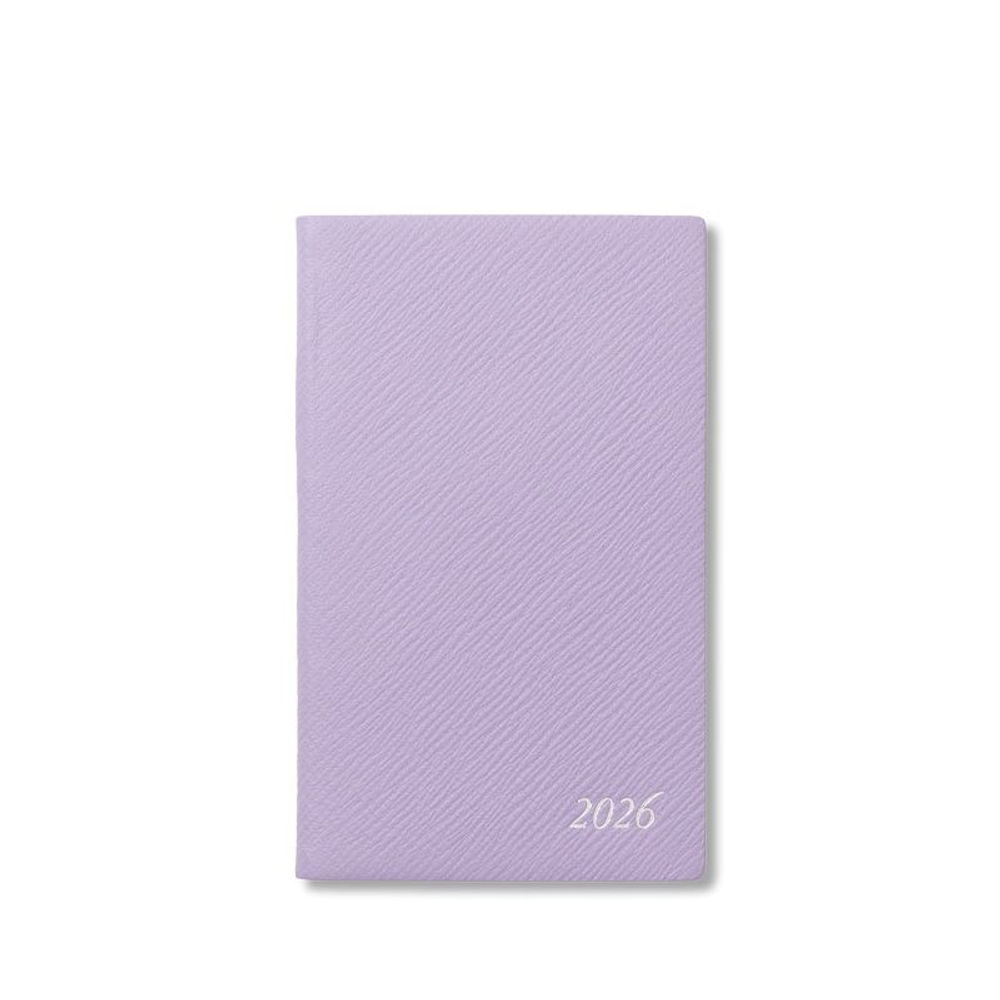 Smythson Ежедневник 2026 Panama Weekly Diary with Pocket, Navy