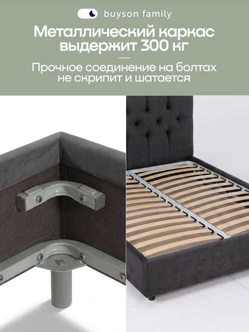 Кровать БайСтронг (велюр)