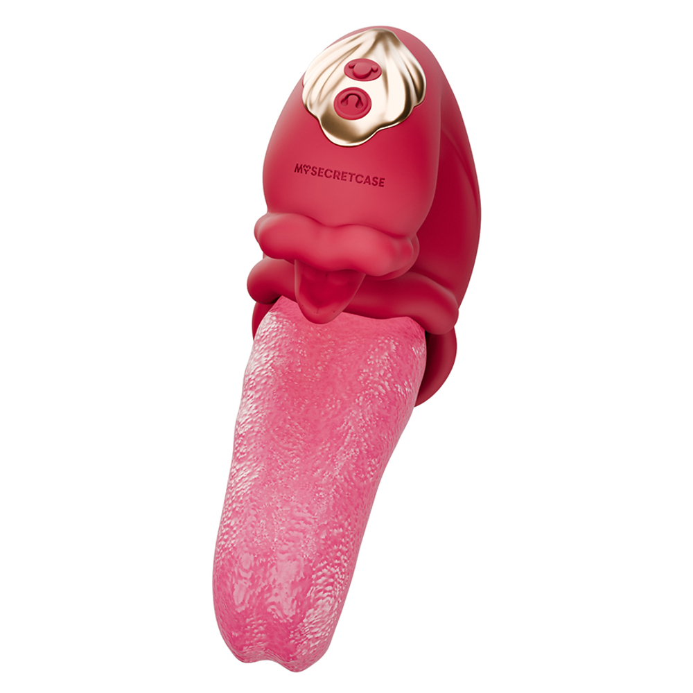 Вибратор-язык с вакуумной стимуляцией клитора Secwell MeDusa Double Stimulation Vibrator Movement & Vibration, Enticing Your Clitoris and G-Spot SW110254