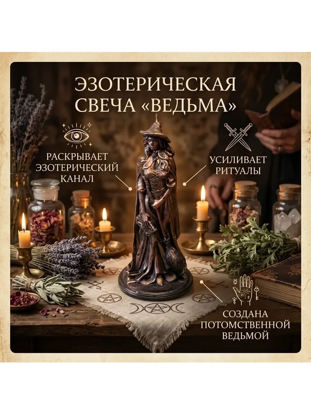 Свеча программная Ведьма