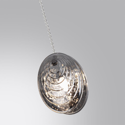 5038/1A MODERN ODL24 367 черный/дымчатый/металл/стекло Подвес G9 1*40W MUSSELS