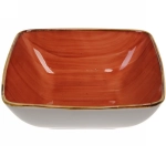 Салатник керамический «Corsica orange» 19,3*19,3*7см