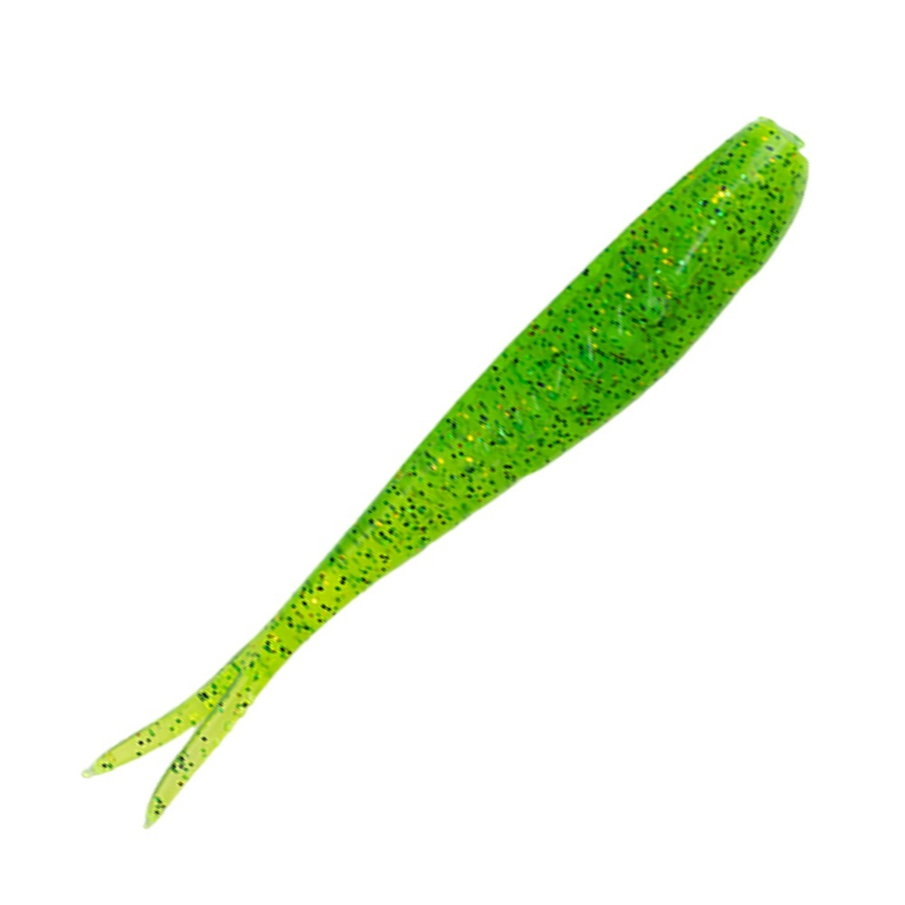 Приманка ZUB-HORDA SLAG 144мм(5,6")-4шт, (цвет 351) шартрез с блестками