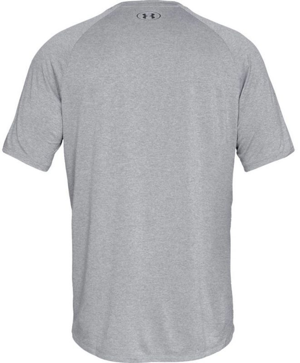 Мужская теннисная футболка Under Armour Tech SS Tee 2.0 - серый