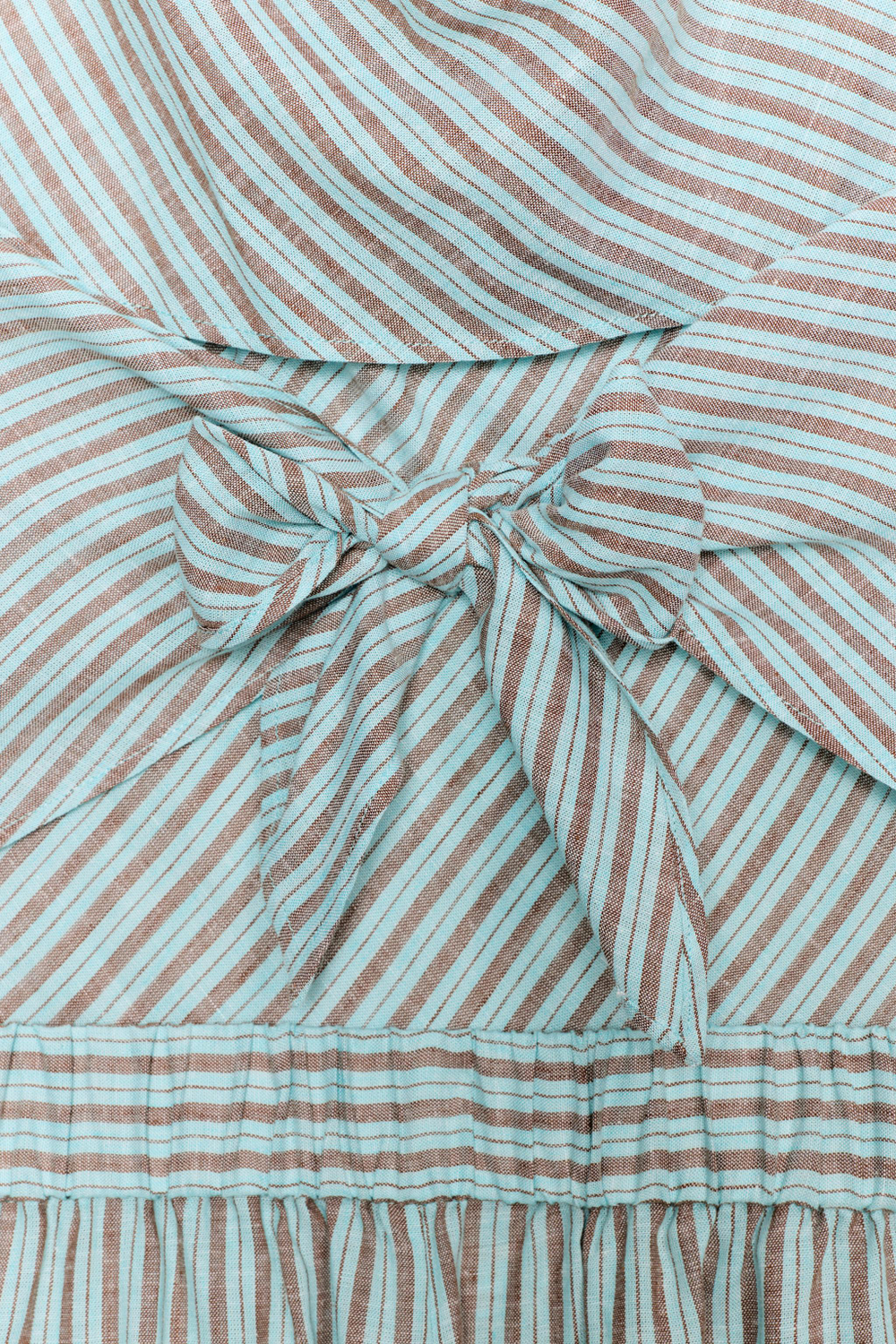 ЛЬНЯНОЙ КОМБИНЕЗОН В ПОЛОСКУ — ZARA