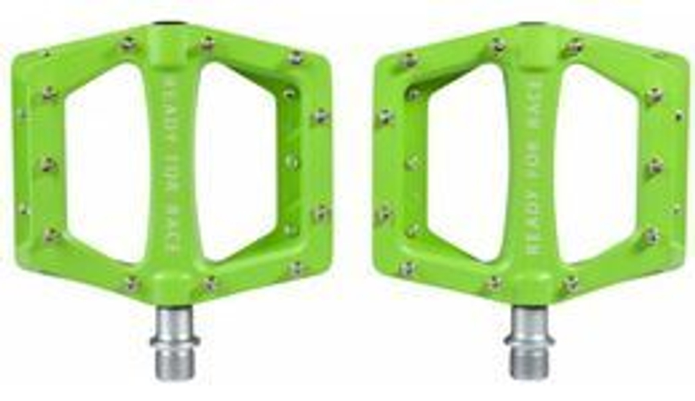 Педали RFR Pedals Flat Race green cube14147