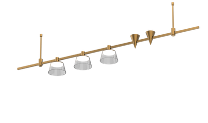 Люстра MDC-2801LG-2M