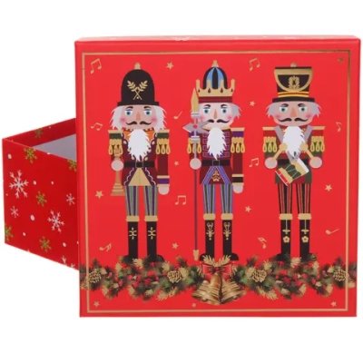 Коробка подарочная «Королевская гвардия» 20*20*9.5 см, Красный