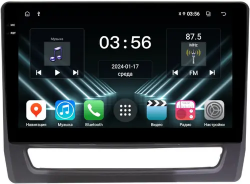 Магнитола для Mitsubishi ASX 2020+ (ШГУ 8", рамка тип 1) - FarCar S280 монитор 10.36" IPS на Android 13, CarPlay