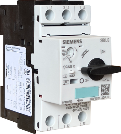 Автоматический выключатель Siemens Sirius 3RV1021-4DA10