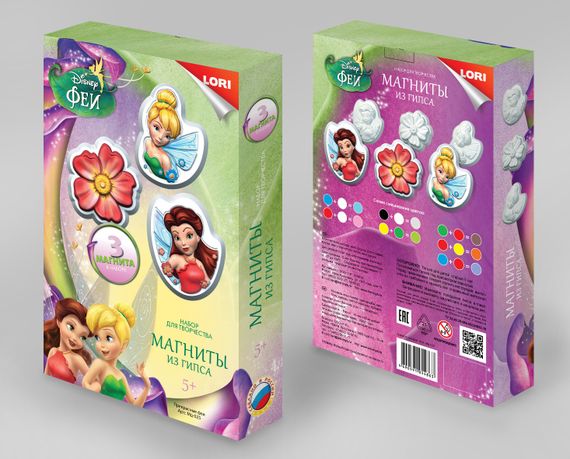 Магниты из гипса Disney "Прекрасные Феи"