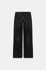 ДЖИНСЫ TRF WIDE-LEG С НИЗКОЙ ПОСАДКОЙ — ZARA