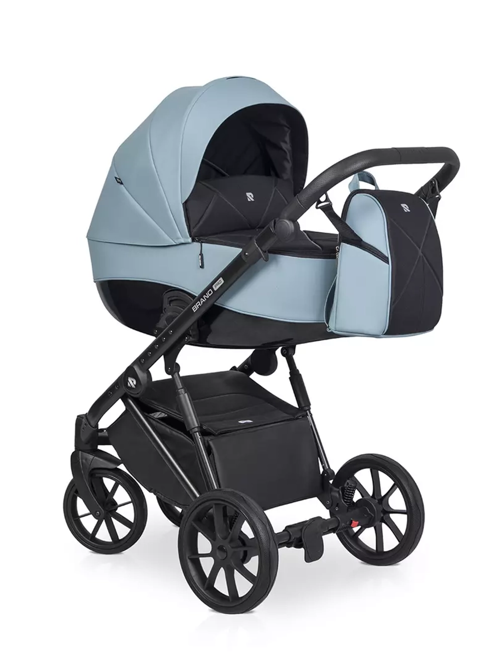 Коляска BRANO PRO (3 в 1) (Riko) 02 Сrystal blue (синий)