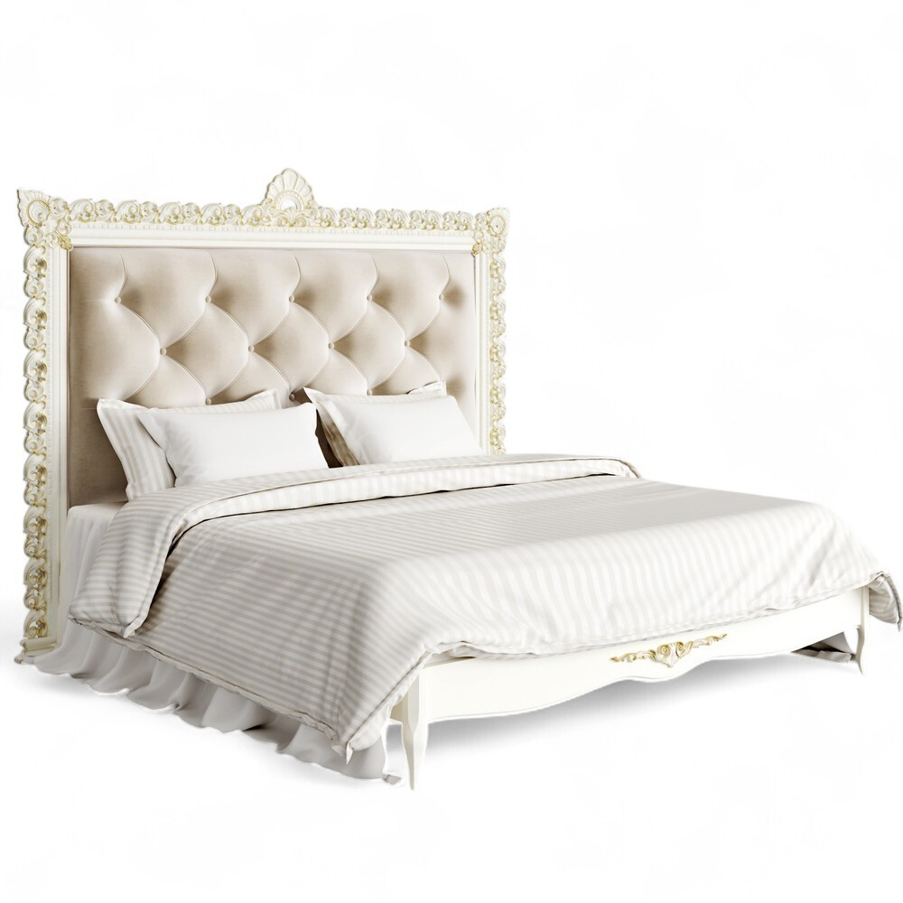 Кровать с мягким изголовьем 180*200 A548