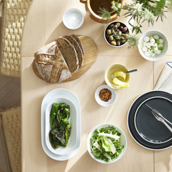 IKEA 365+ Миска, закругленные бока, белая, 9 см
