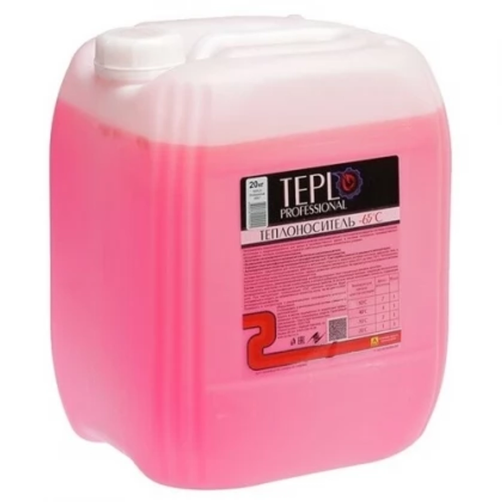 Теплоноситель "TEPLO Professional"  - 65 (этиленгликоль) 20 кг 00-00-00000443