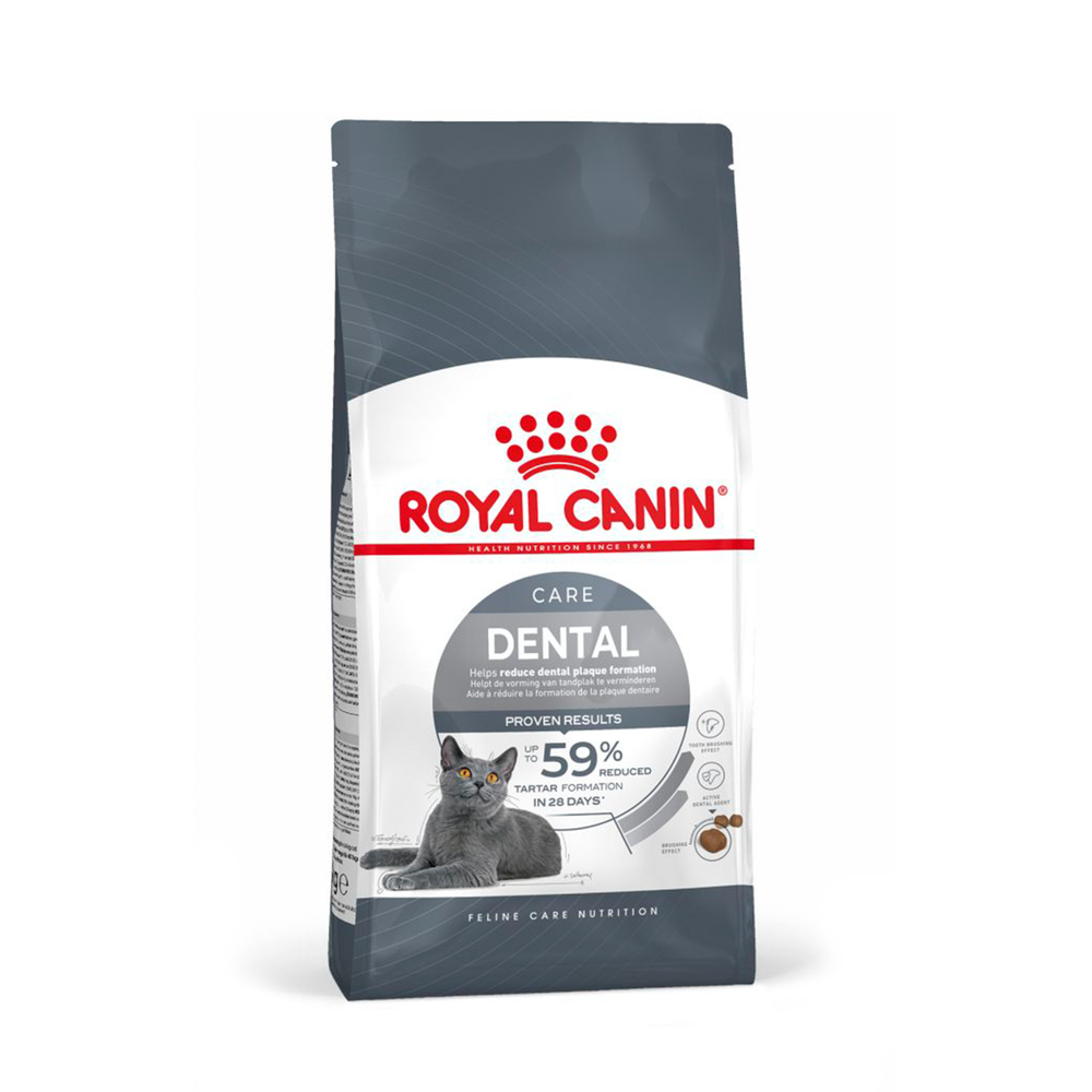 Royal Canin Dental Care Дентал Кэа Корм сухой для взрослых кошек поддержание здороья ротовой области 1,5кг