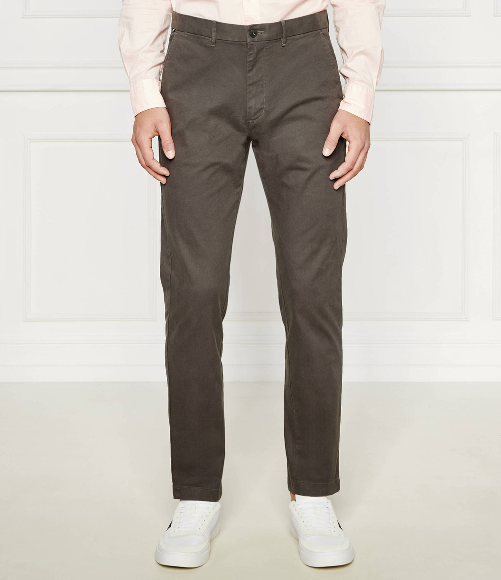 Чиносы HARLEM ESSENTIAL TWILL Tommy Hilfiger - пепельный (MW0MW35152)
