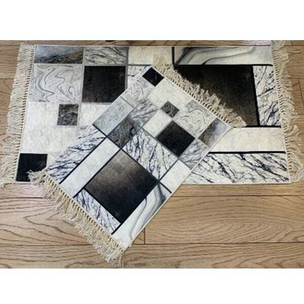 Набор ковриков DECORATIVE цифровая печать с бахромой 60*100+40*60 deco 12