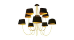 DesignHeure Lu10gnnj — Потолочный светильник Lustre 10 abat-jour Grand Nuage