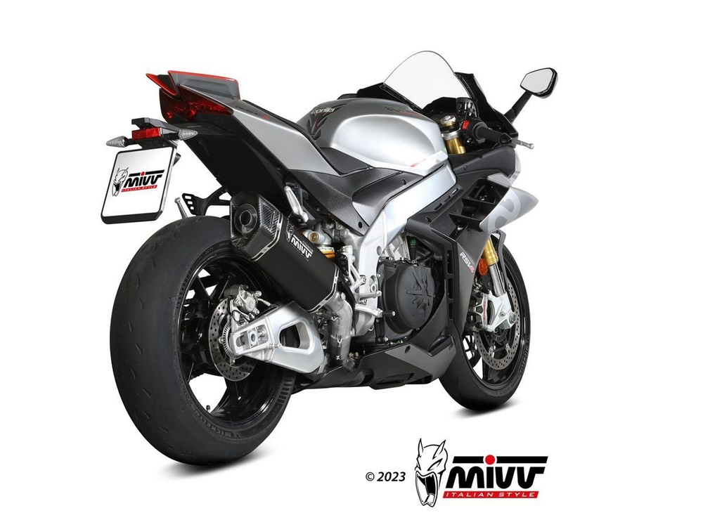 A.015.LR1TB MIVV SR-1 BLACK TITANIUM SILENCER (RSV4)