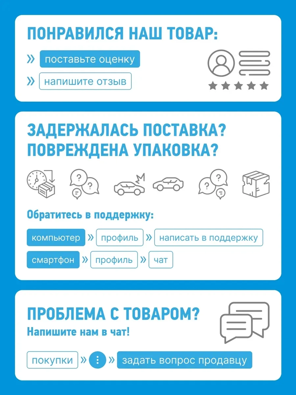 Обучающие плакаты для дошкольников А4, набор 5 шт