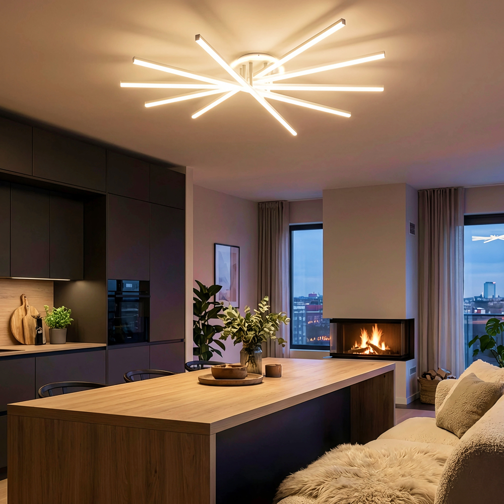 Citilux TRENT CL203650 LED Люстра с пультом Белая