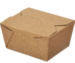 Контейнер бумажный Fold Box 600 мл, 130х110х65 мм, чёрный