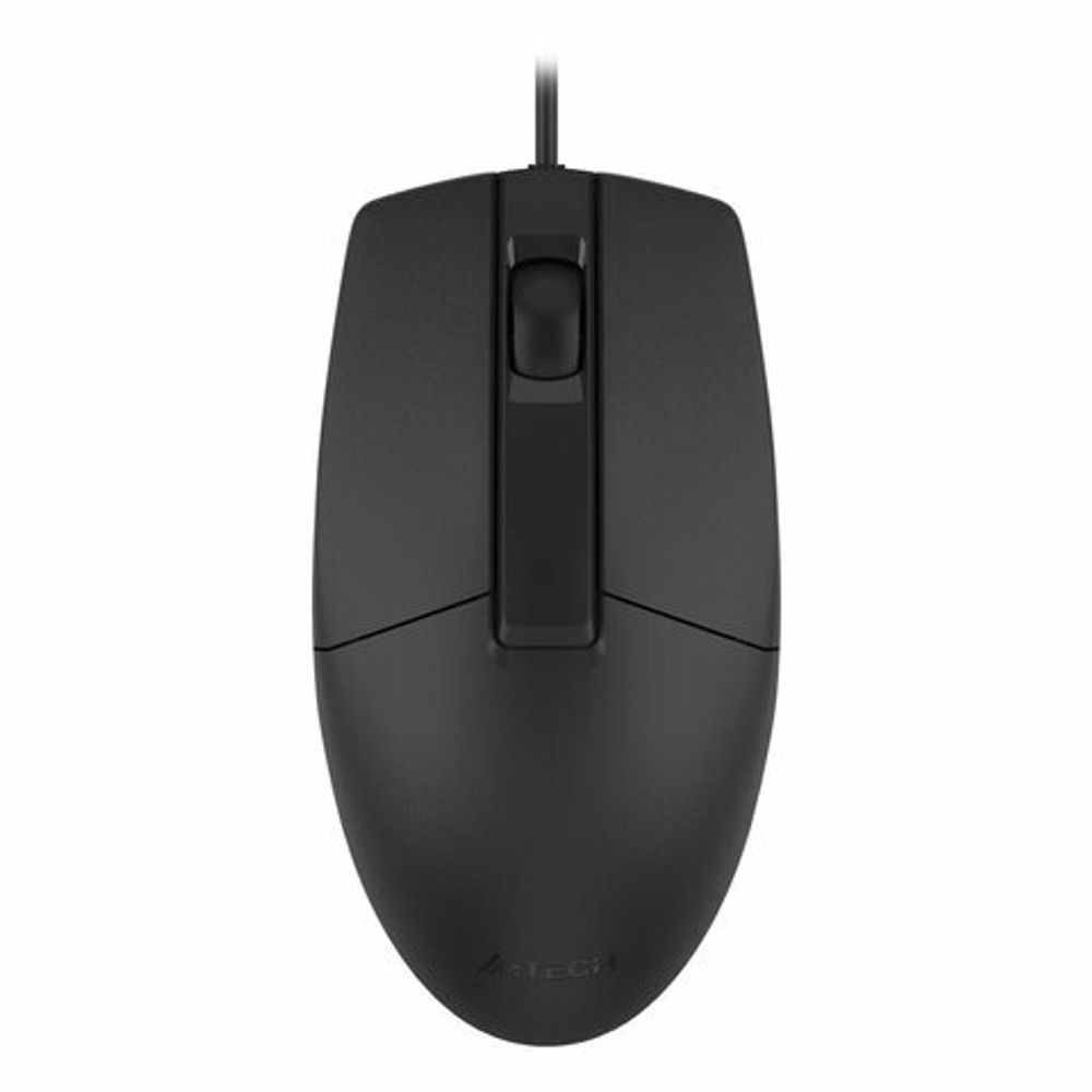 Набор проводной A4TECH KK-3330, USB, клавиатура 104 клавиши, мышь 2 кнопки + 1 кнопка-колесо, черная, 1530249
